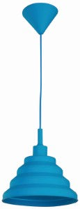 Lámpara Colgante de Techo Lumicentro Color Celeste de 60 W