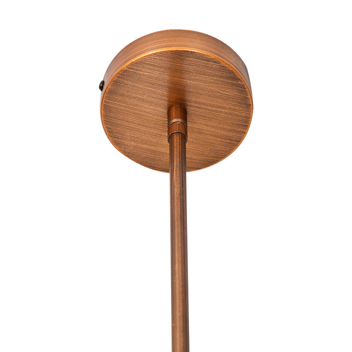 Lámpara de Techo Vintage acabado dorado E27 6 Luces