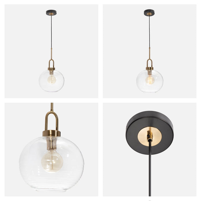 Lámpara Colgante Opulent Lights Bronce Antiguo E27 60w 1 Luz