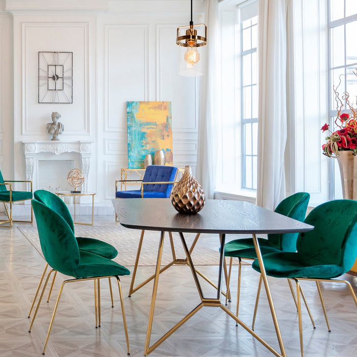 Lámpara Colgante Opulent Lights Negro Bronce E27 60w 1 Luz