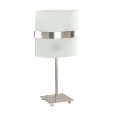 LAMP. MESA NIQUEL SATINADO 1L E27 60W