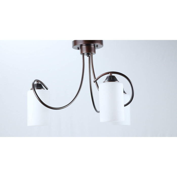 Lámpara Techo Chocolate 3L E27 60W