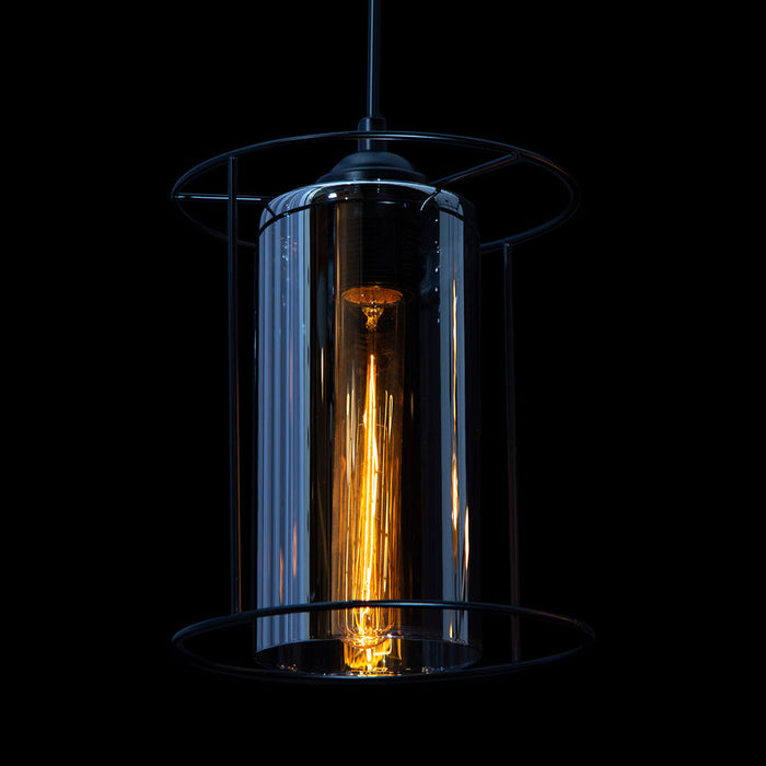 Lámpara Colgante Modern Luxe Negro E27 40w 1 Luz