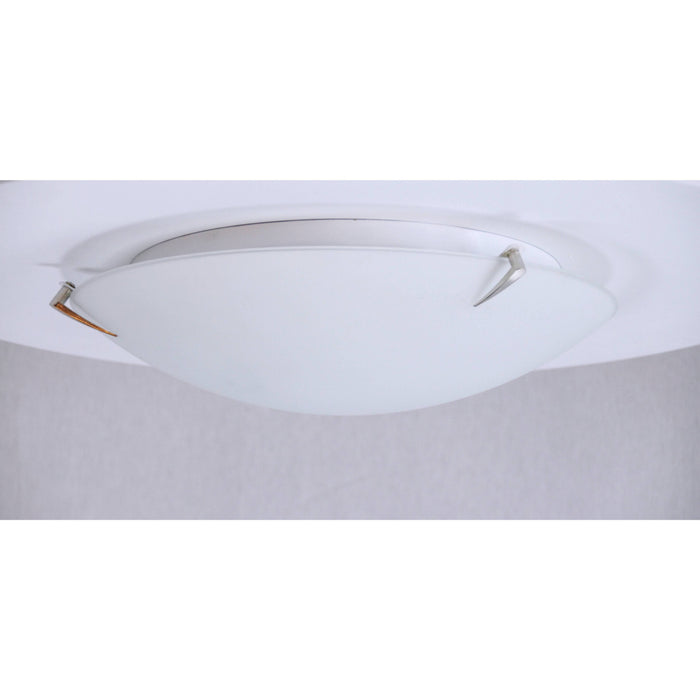 LAMP. TECHO NÍQUEL SATINADO 1L E27 60W