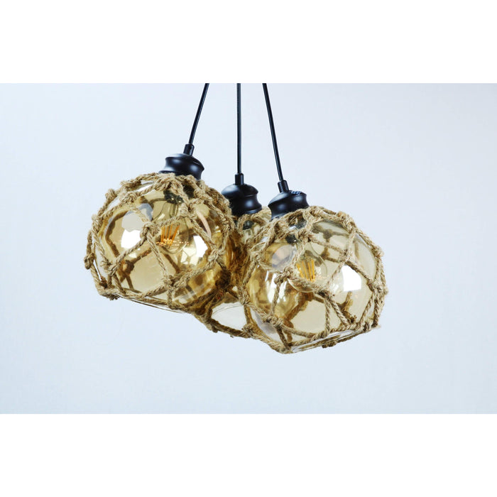 Lámpara Colgante Chocolate 3L E27 60W