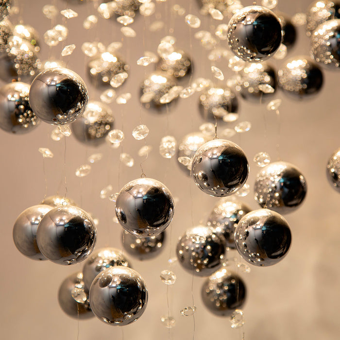 Lámpara Colgante Lumicentro Acabado en Cromo 50 W de 7 Luces