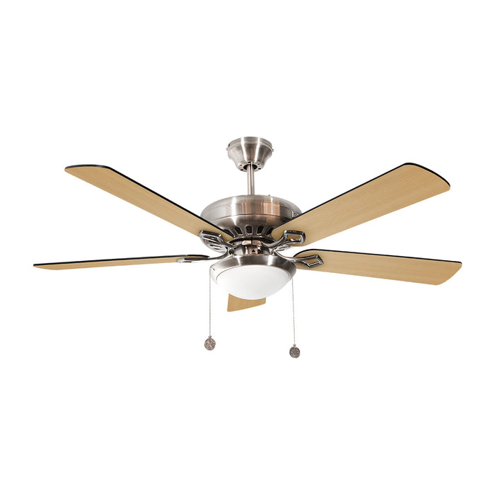 Ventilador de techo 52"  de 5 aspas reversibles