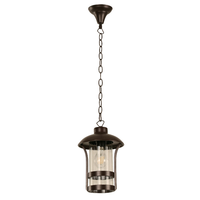 LAMP. EXT. TECHO CHOCOLATE 1L E27 60W