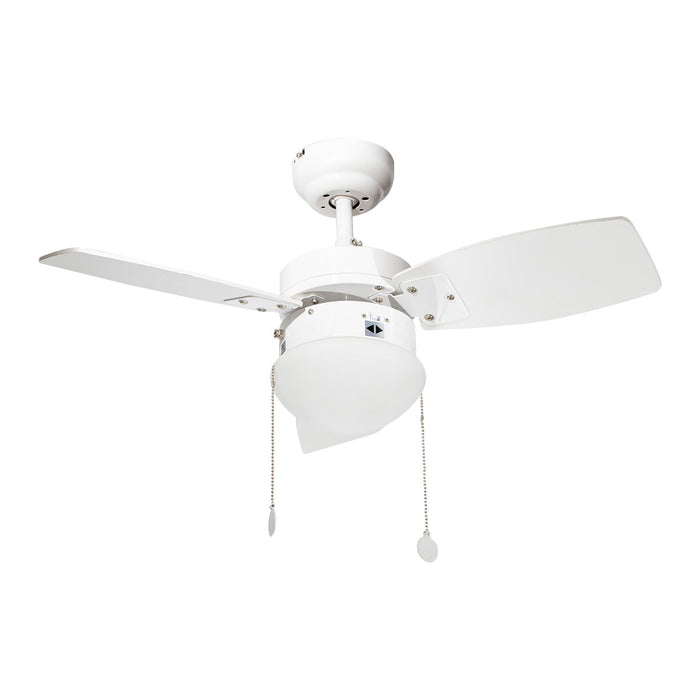 Ventilador de Techo 30" ARTFAN ABELLI Blanco 1 luz 60W E27