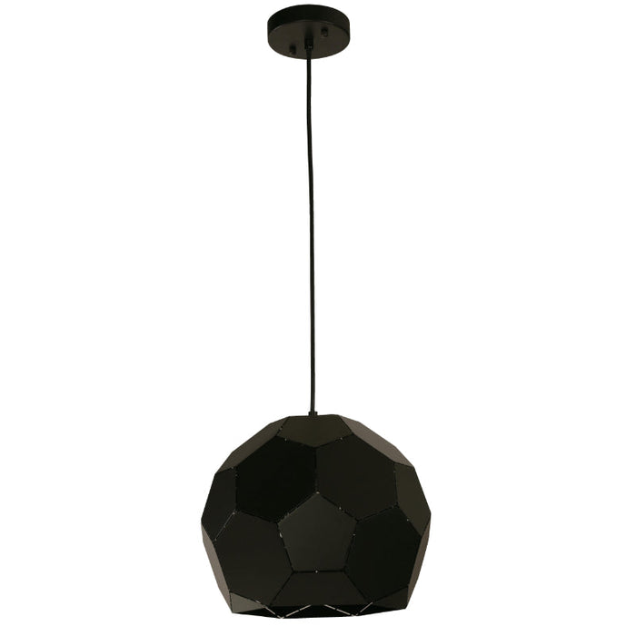 LAMP. COLGANTE NEGRO 1L E27 60W
