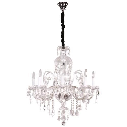 Lámpara Colgante Cromo 8L E14 40W