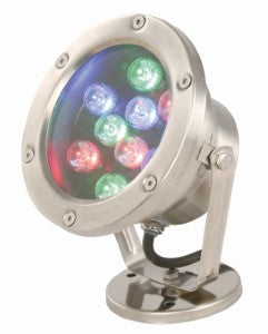 Reflector LED para exterior RGB 9 Watts