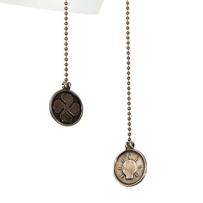 Ventilador Techo Flint 3 Luces 42" 5 Aspas, Control De Cadena