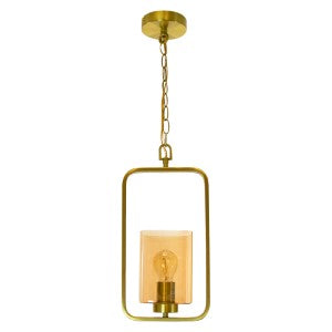 Lámpara Colgante Lumicentro Color Dorado 60 W de 1 Luz