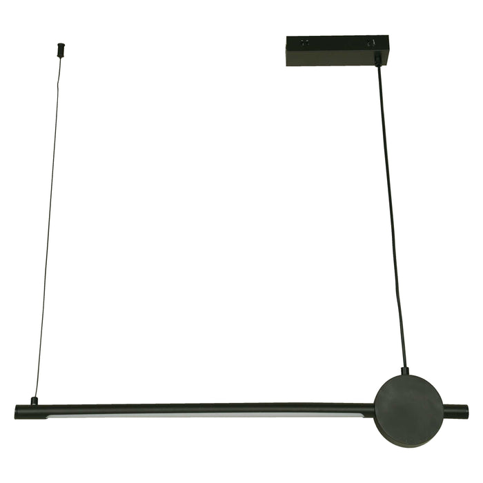 LAMP. LED COLGANTE NEGRO 10W 100-240V 3000K