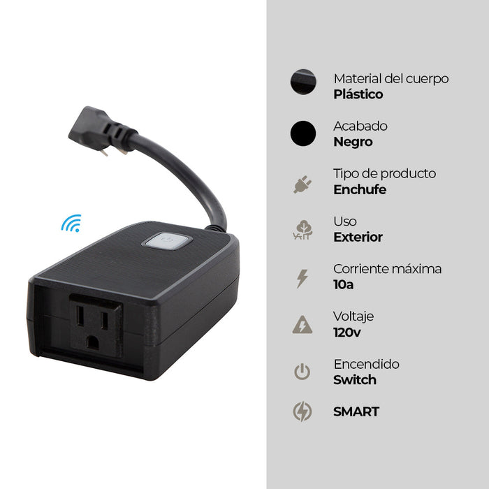 Contacto para exterior con WIFI con resistencia a la humedad