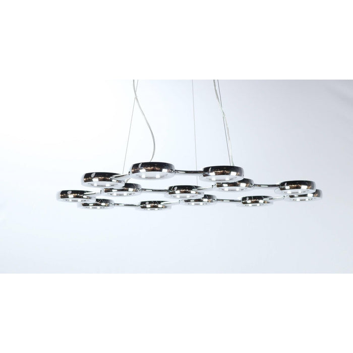 LAMP. LED COLGANTE CROMO 78W 100-240V 3000K