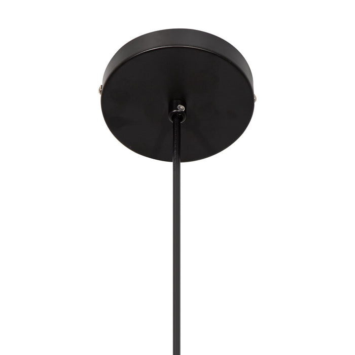 Lámpara Colgante Lumicentro Cromo Pantalla Humo E27 de 1 Luz