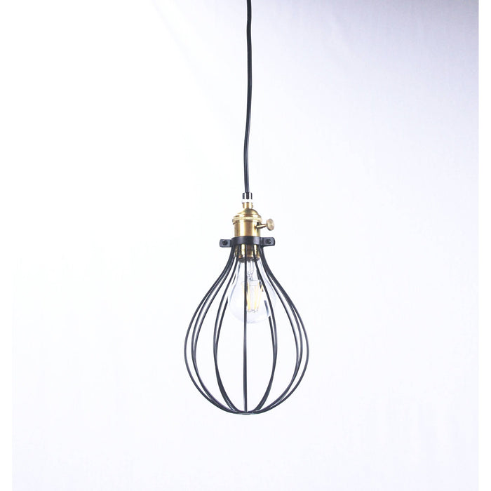 LAMP. COLGANTE NEGRO 1L E27 40W