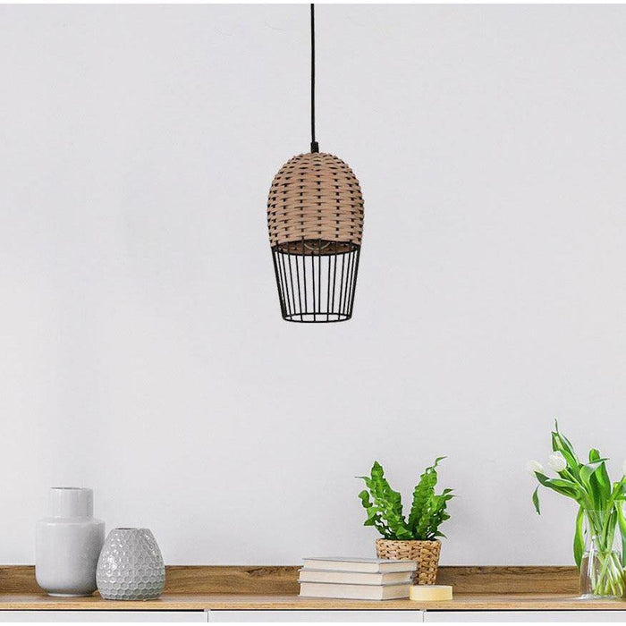 Lámpara Colgante Negro 1L E27 40W