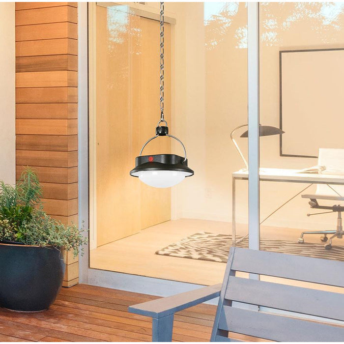 LAMP. LED SOLAR NEGRO 2W 6000K IP44