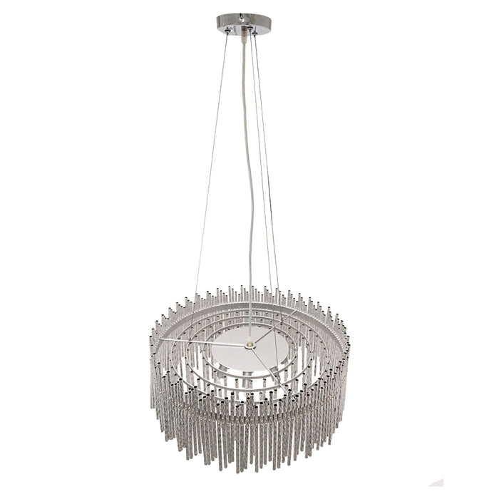 Lámpara Colgante Color Blanco Brillante 40 W de 8 Luces