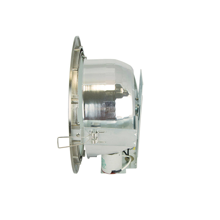 Kit 4 Bases Spot Empotrable Níquel + 4 Focos E27 6500K 5W