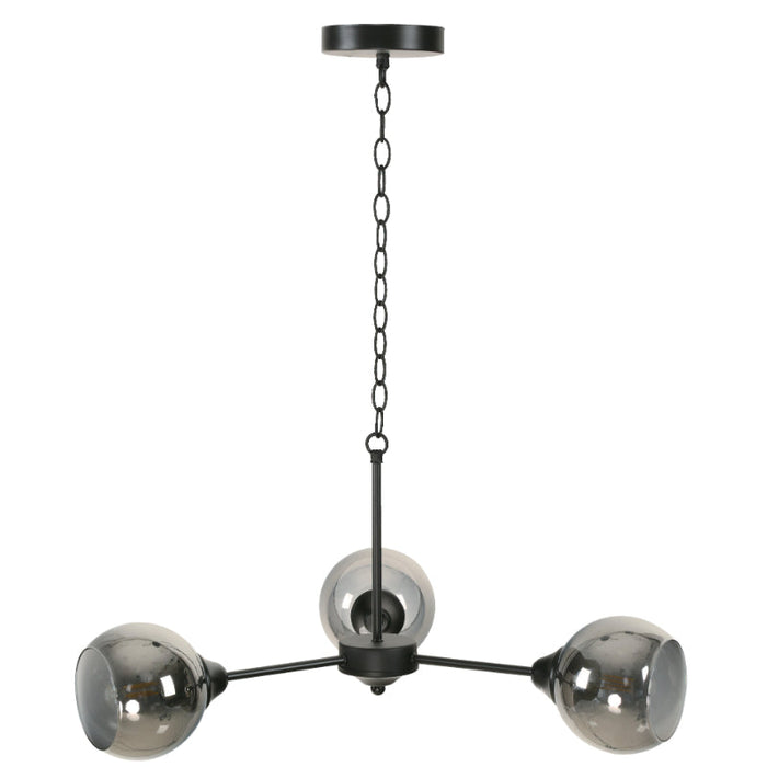 LAMP. COLGANTE NEGRO 3L E27 40W