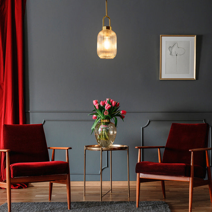 Lámpara Colgante Opulent Lights Bronce Antiguo E27 60w 1 Luz