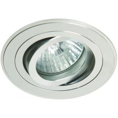 LAMP.TECHO PLATEADO 1L GY6.53 50W MOVIBLE