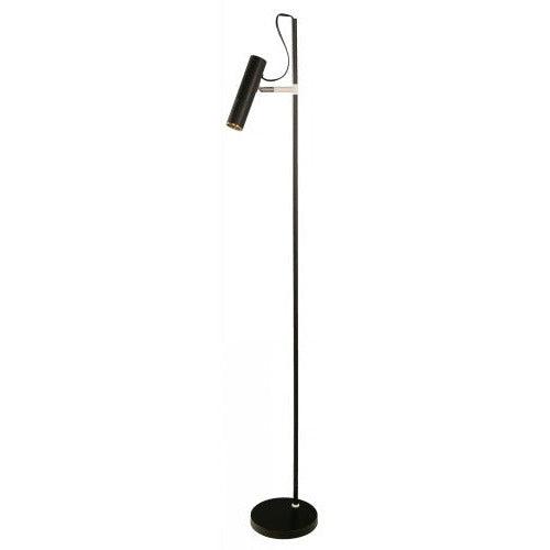 Lámpara Pie Negro 1L Gu10 8W