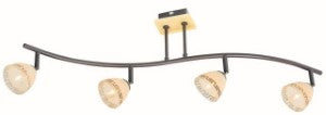 Lámpara De Techo Chocolate G9 40w 4 Luces