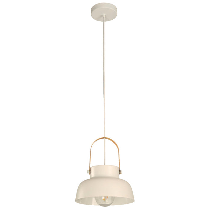 LAMP. COLGANTE BLANCO 1L E27 40W