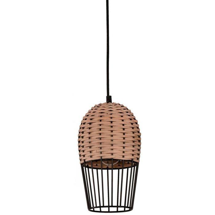 Lámpara Colgante Negro 1L E27 40W