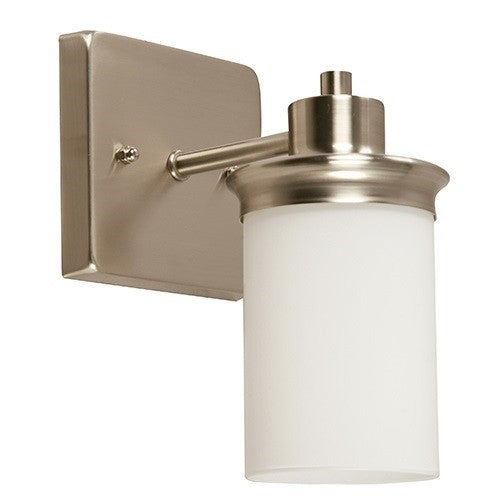 LAMP. PARED NÍQUEL SATINADO 1L E27 60W