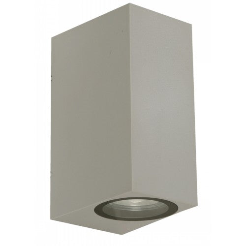 LAMP. EXT. PARED GRIS 2L GU10 7W