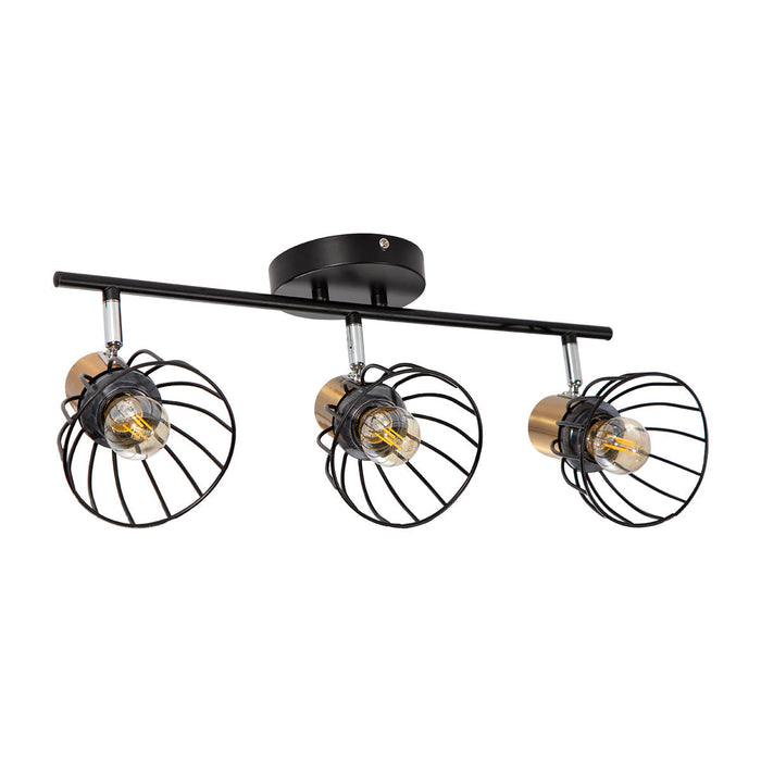 Riel 3 luces 40w E27