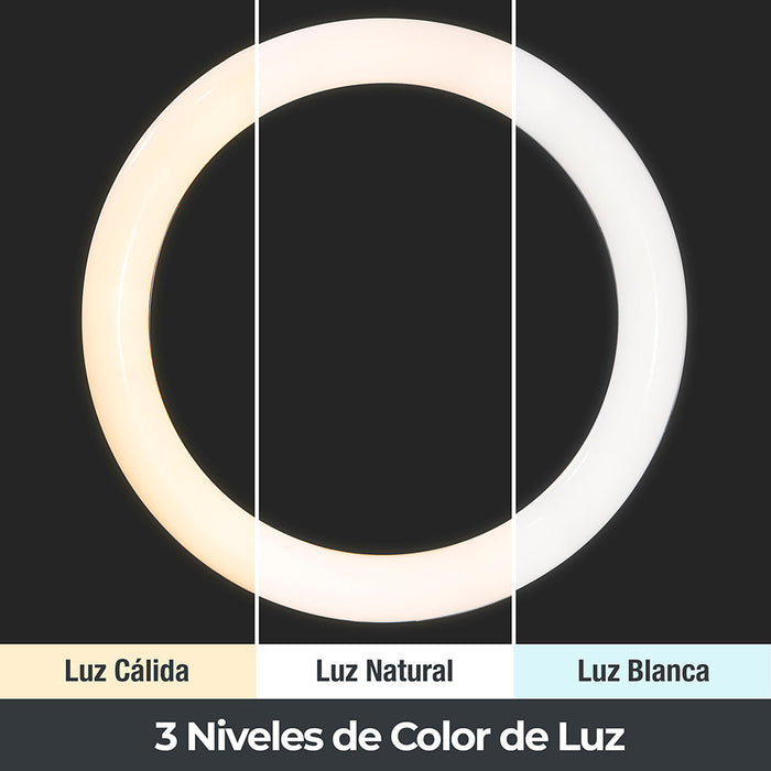 Aro de Luz LED para Selfie,  10 pulgadas con Trípode