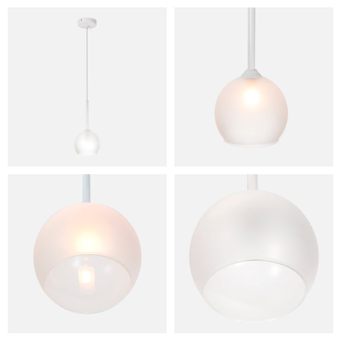 Lámpara Colgante  Blanco Mate 9W  G9 1 Luz