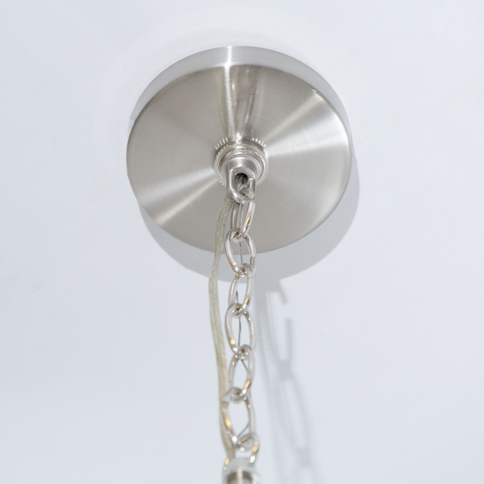 Candelabro Tobin Collection 9 luces , acabado en niquel pulido