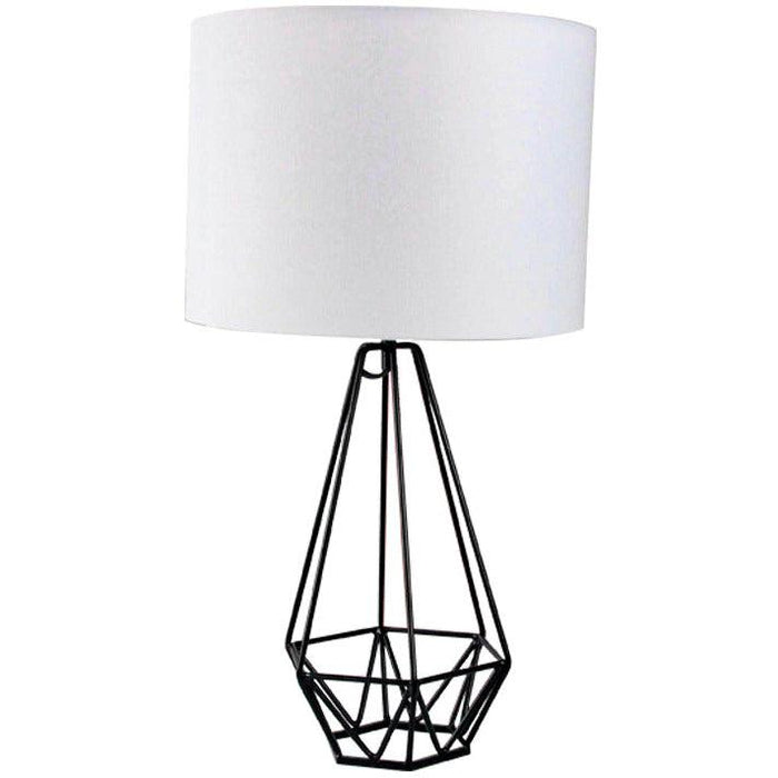 Lámpara Mesa Negro 1L E26 60W
