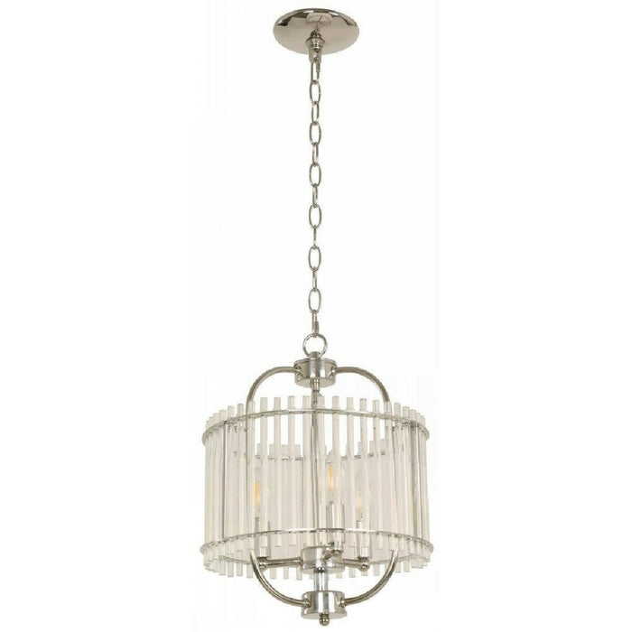 Lámpara Colgante Níquel Satinado 3L E14 40W