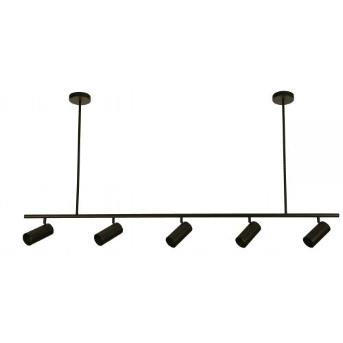 LAMP. TECHO NEGRO 5L GU10 8W