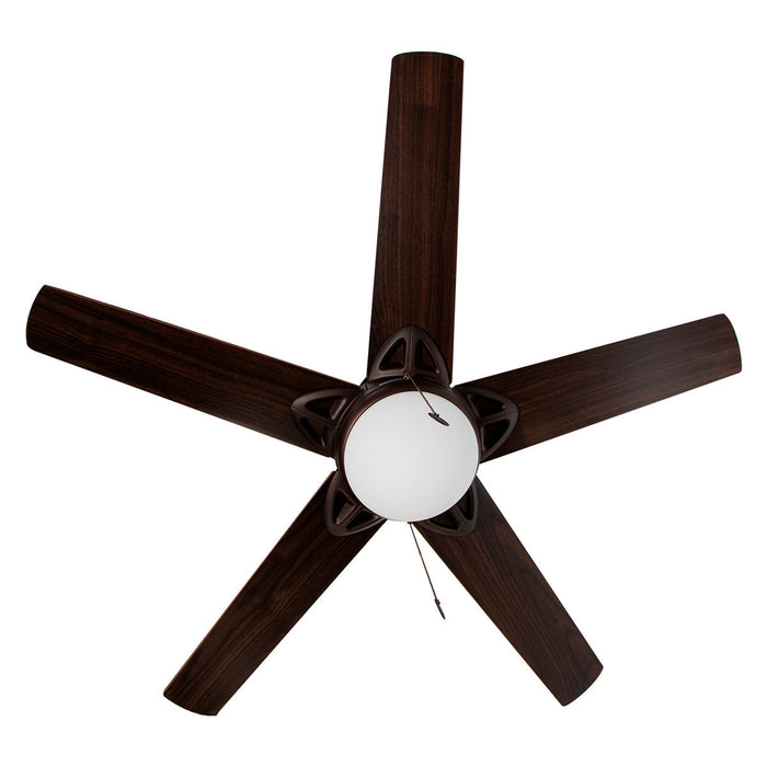 Ventilador De Techo 52" 5 Aspas 1L E27 Con Control De Cadena.