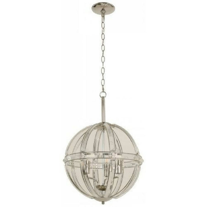 Lámpara Colgante Níquel Satinado 3L E27 40W