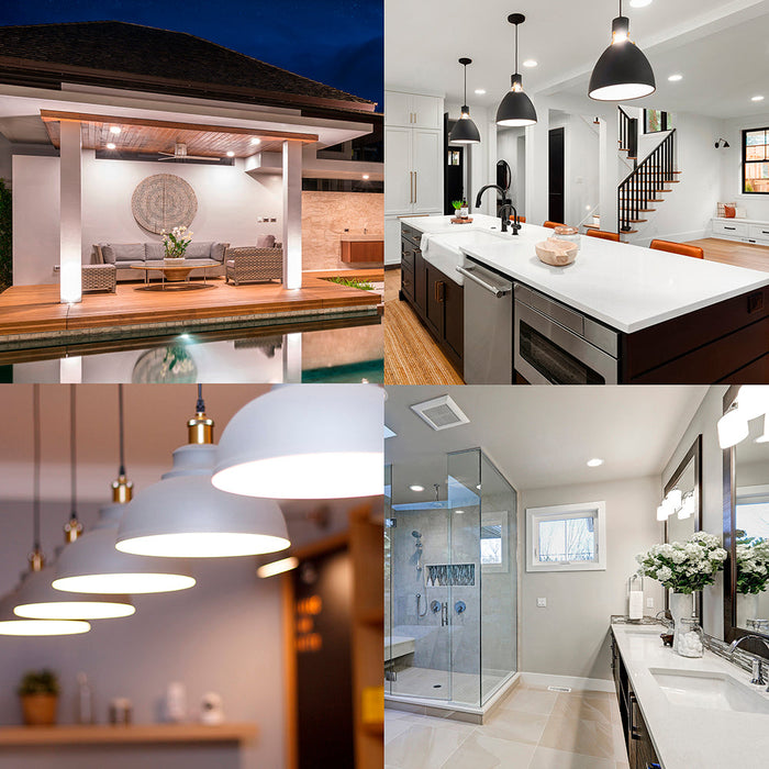 Foco LED Tipo A60 Integrado 10w Luz Blanca 5000k Socket E27 3 set