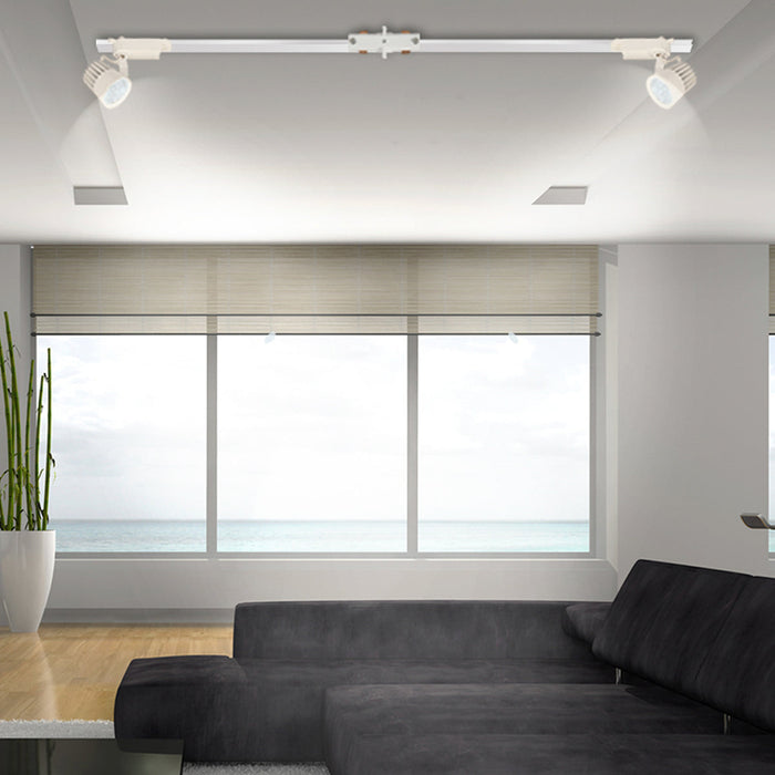 Kit 2 Lámpara de Techo Cabezal Dirigible Blanco Led 15w