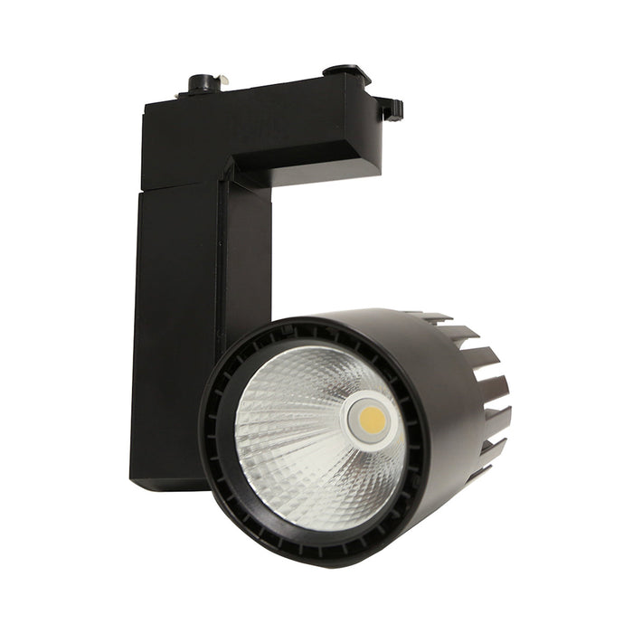 Kit 4 Lámpara de Techo Spot Riel Dirigible Negro Led 24w