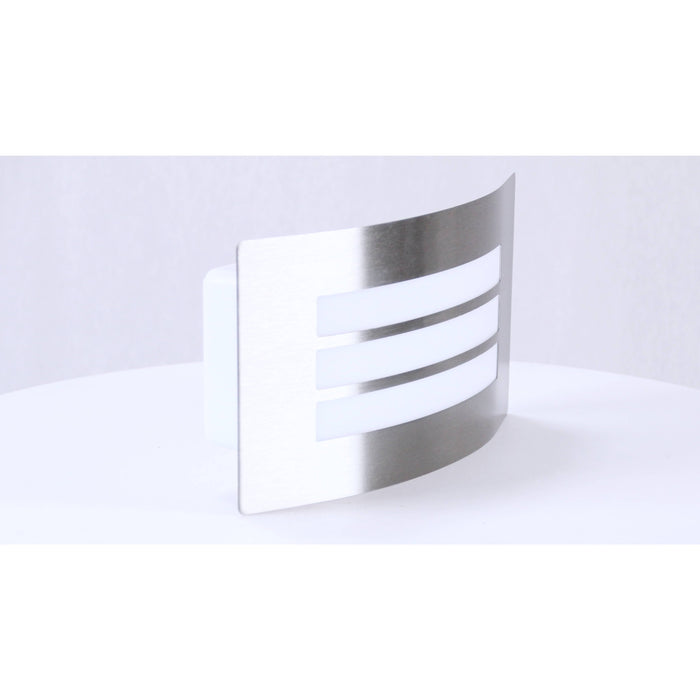 LAMP. EXT. PARED PLATEADO 1L E27 40W