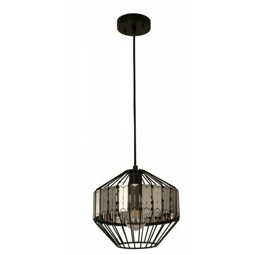 Lámpara Colgante Negro 1L E27 40W
